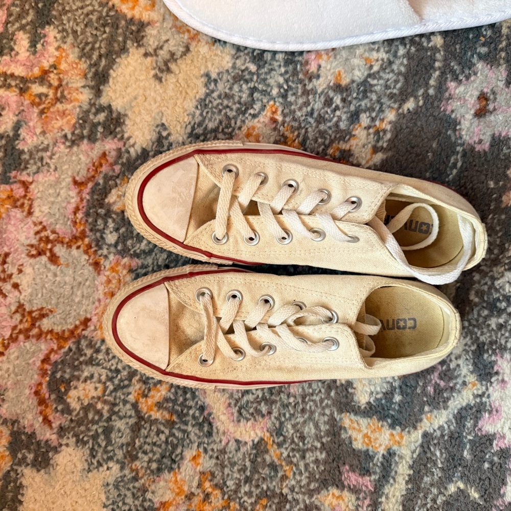 Converse Cream Sneakers